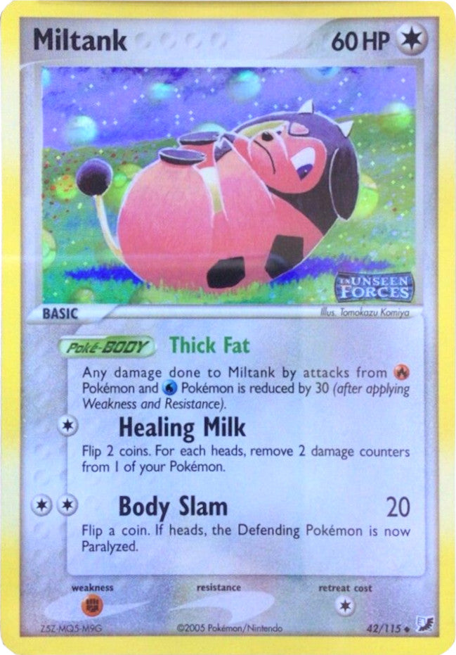 Miltank (42/115) (Stamped) [EX: Unseen Forces] | Tables and Towers