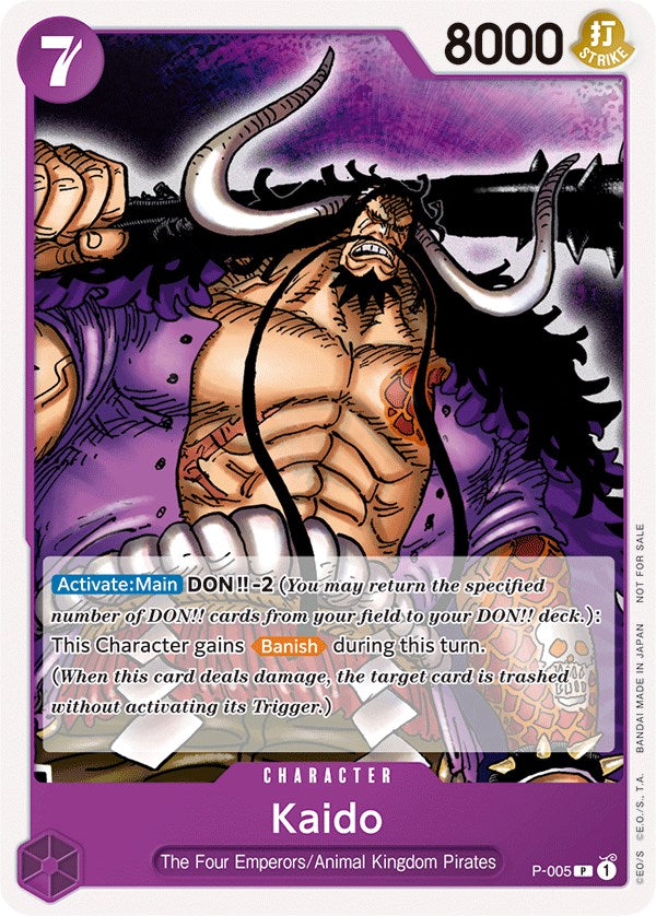 Kaido (Promotion Pack 2022) [One Piece Promotion Cards] | Tables and Towers