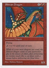 Shivan Dragon (Oversized) [Oversize Cards] | Tables and Towers