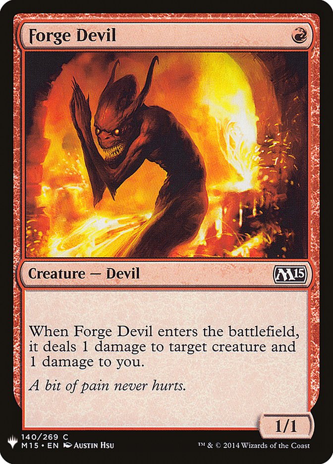 Forge Devil [Mystery Booster] | Tables and Towers