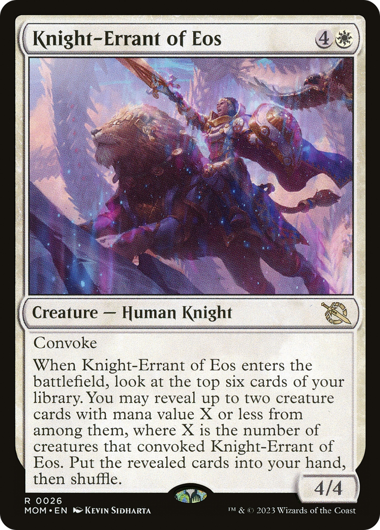 Knight-Errant of Eos [March of the Machine] | Tables and Towers