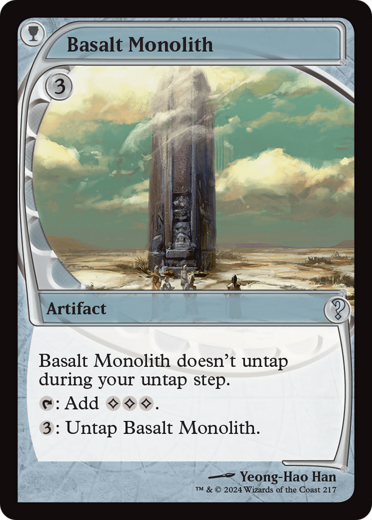 Basalt Monolith (Future Sight) [Mystery Booster 2] | Tables and Towers