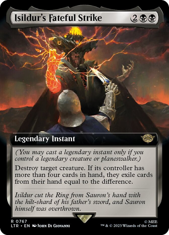Isildur's Fateful Strike (Extended Art) (Surge Foil) [The Lord of the Rings: Tales of Middle-Earth] | Tables and Towers
