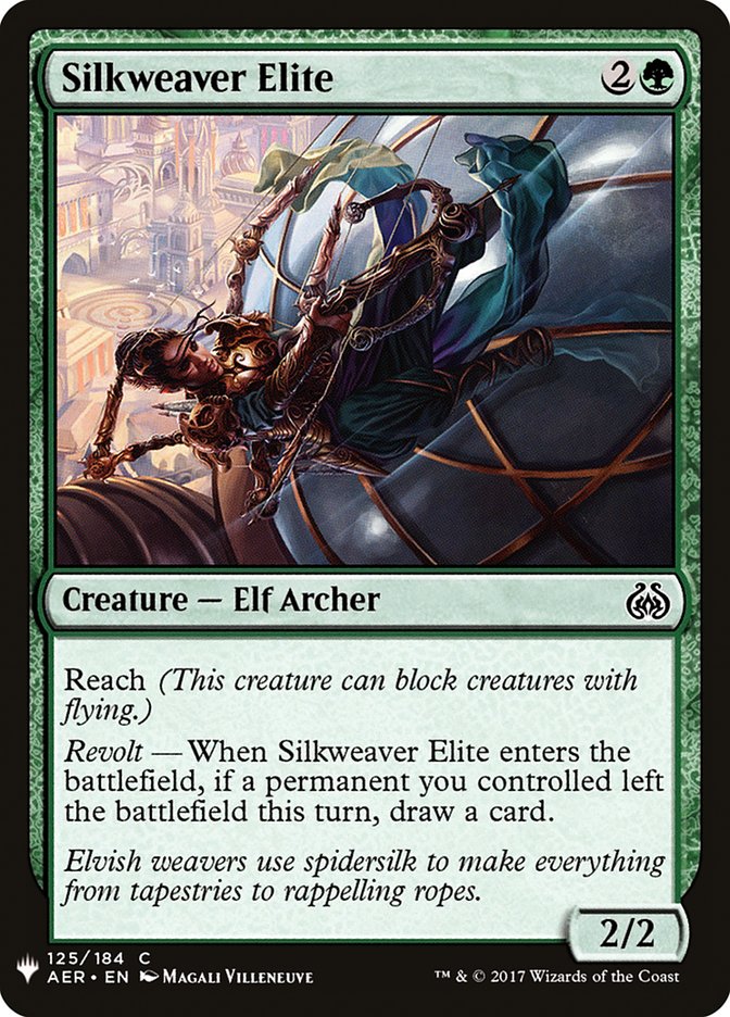 Silkweaver Elite [Mystery Booster] | Tables and Towers