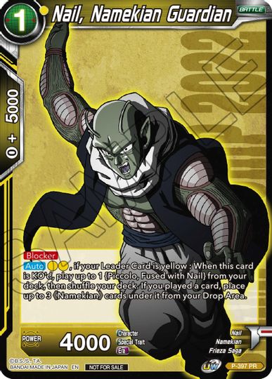 Nail, Namekian Guardian (P-397) [Promotion Cards] | Tables and Towers