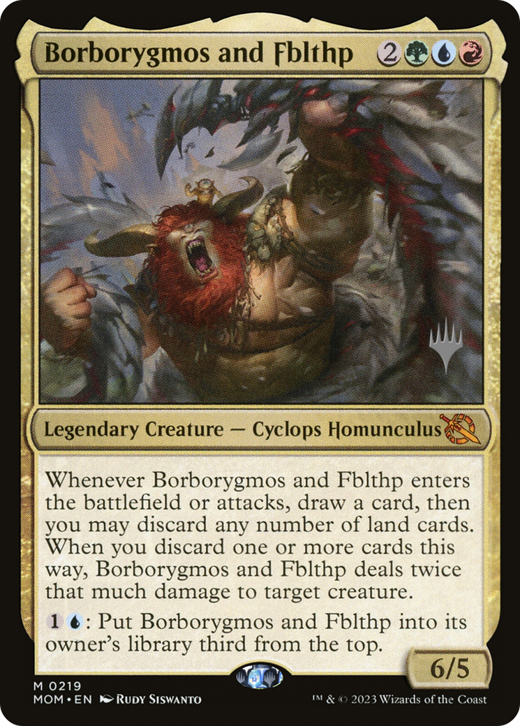 Borborygmos and Fblthp (Promo Pack) [March of the Machine Promos] | Tables and Towers