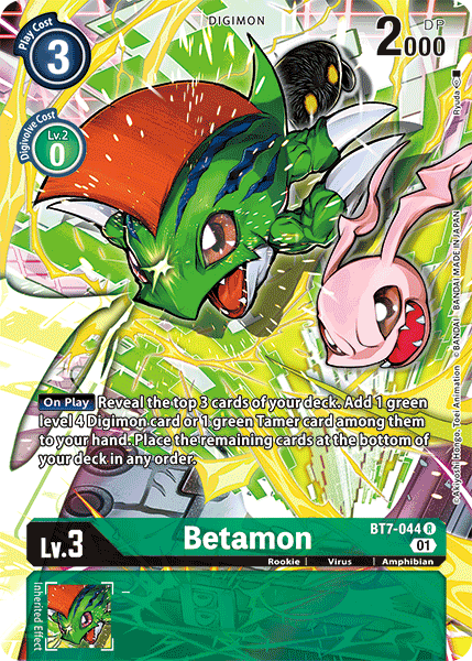 Betamon [BT7-044] (Alternate Art) [Next Adventure] | Tables and Towers