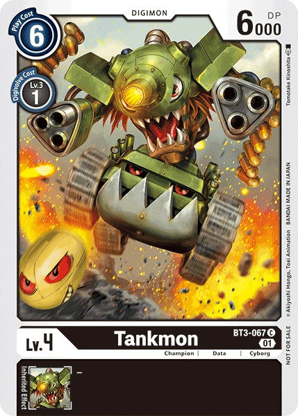 Tankmon [BT3-067] (Tamer Party Vol. 4) [Release Special Booster Promos] | Tables and Towers