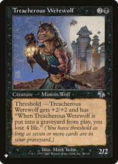 Treacherous Werewolf [The List] | Tables and Towers