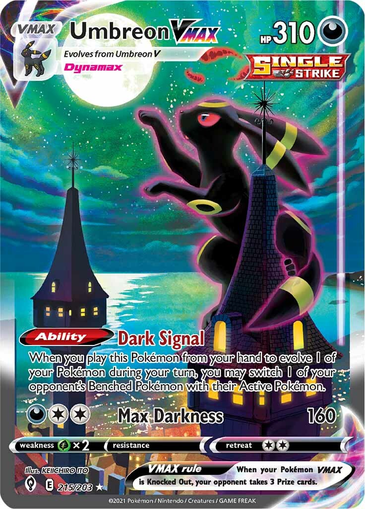 Umbreon VMAX (215/203) [Sword & Shield: Evolving Skies] | Tables and Towers