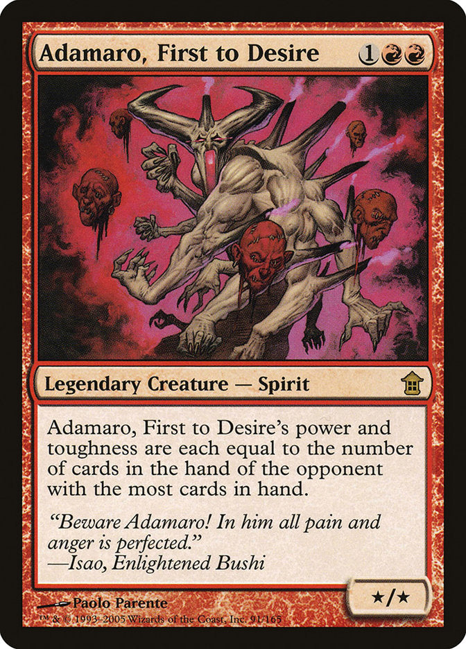 Adamaro, First to Desire [Saviors of Kamigawa] | Tables and Towers