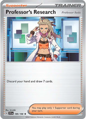 Professor's Research (Professor Sada) (189/198) [Scarlet & Violet: Base Set] | Tables and Towers