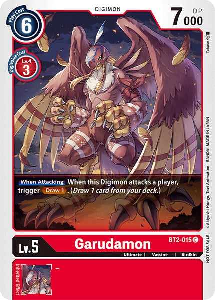 Garudamon [BT2-015] (Official Tournament Pack Vol.3) [Release Special Booster Promos] | Tables and Towers