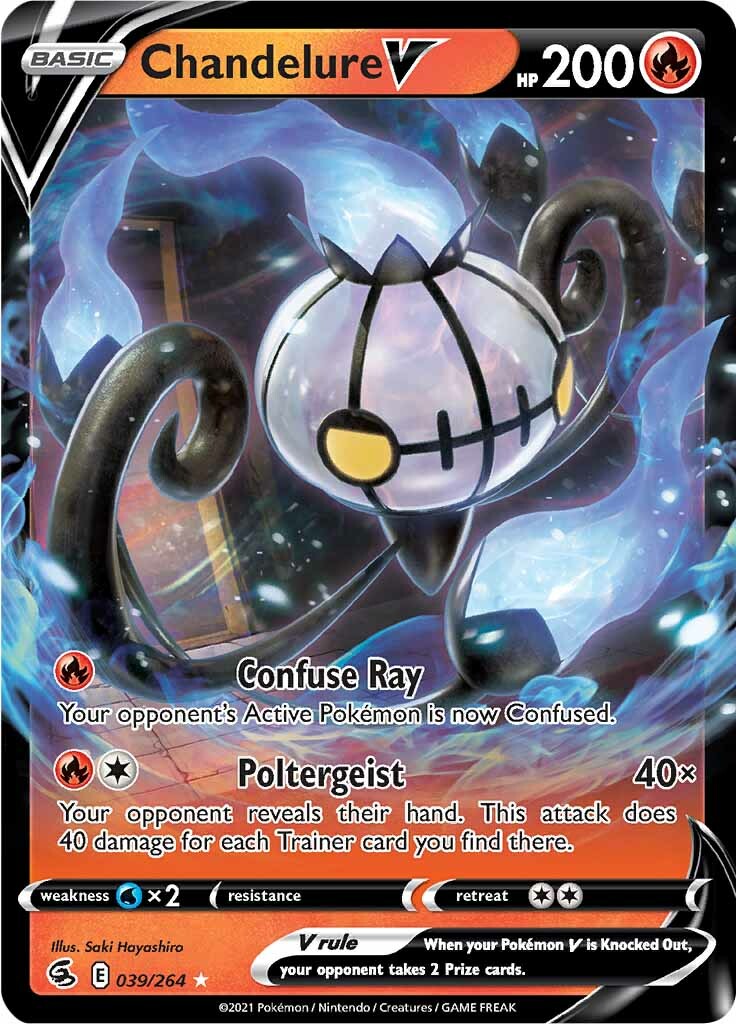 Chandelure V (039/264) [Sword & Shield: Fusion Strike] | Tables and Towers