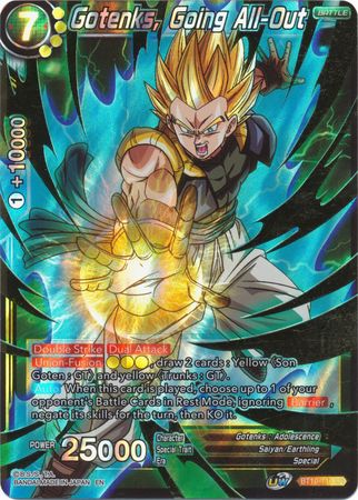 Gotenks, Going All-Out (BT10-110) [Rise of the Unison Warrior 2nd Edition] | Tables and Towers