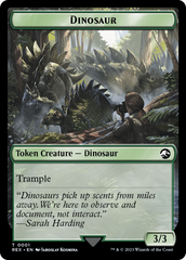 Map // Dinosaur (0001) Double-Sided Token [The Lost Caverns of Ixalan Tokens] | Tables and Towers