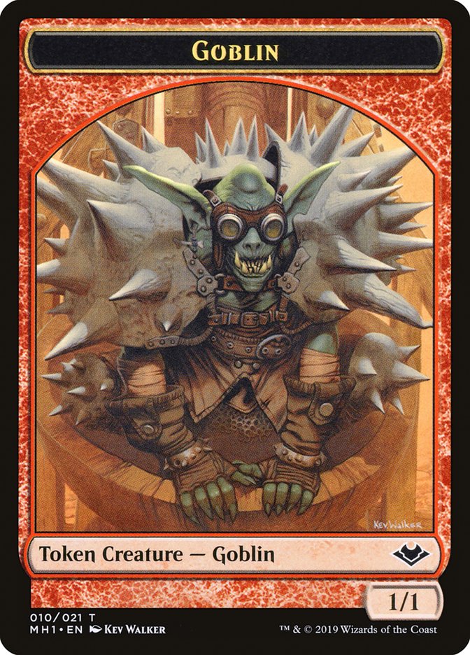 Marit Lage (006) // Goblin (010) Double-Sided Token [Modern Horizons Tokens] | Tables and Towers