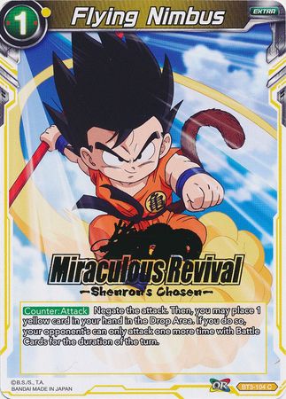 Flying Nimbus (Shenron's Chosen Stamped) (BT3-104) [Tournament Promotion Cards] | Tables and Towers