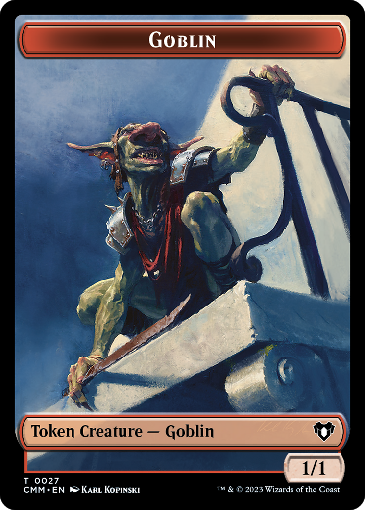 Goblin Token [Commander Masters Tokens] | Tables and Towers