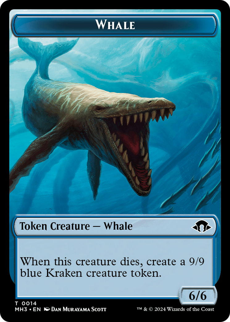 Whale // Energy Reserve Double-Sided Token [Modern Horizons 3 Tokens] | Tables and Towers