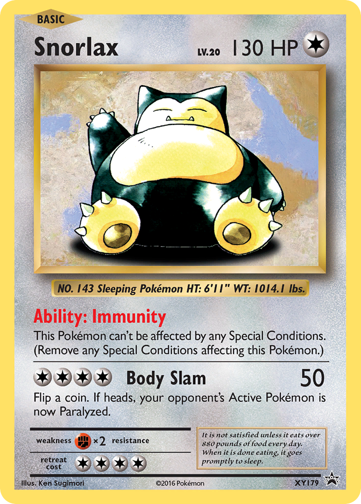 Snorlax (XY179) [XY: Black Star Promos] | Tables and Towers