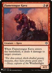 Flametongue Kavu [Mystery Booster] | Tables and Towers