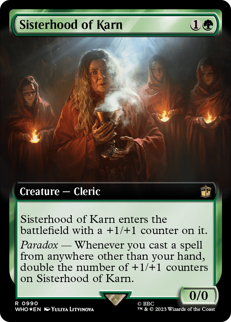 Sisterhood of Karn (Extended Art) (Surge Foil) [Doctor Who] | Tables and Towers