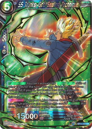 SS Trunks, God-Sealing Technique (BT10-044) [Rise of the Unison Warrior 2nd Edition] | Tables and Towers