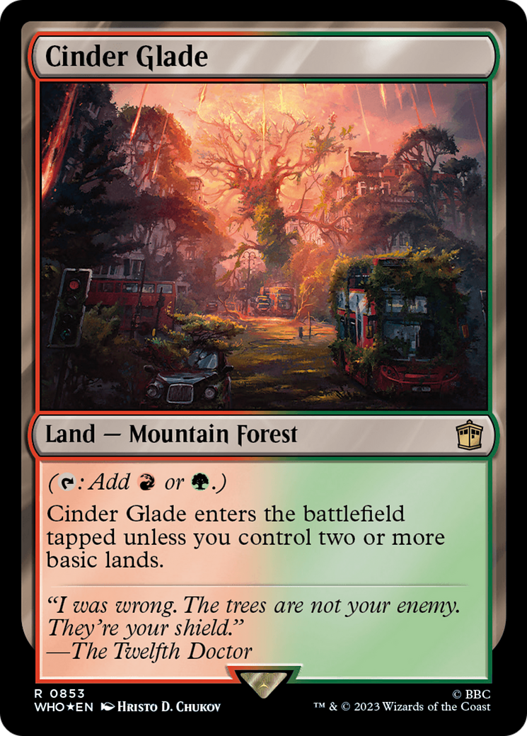 Cinder Glade (Surge Foil) [Doctor Who] | Tables and Towers