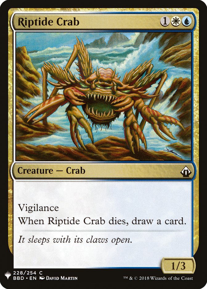 Riptide Crab [Mystery Booster] | Tables and Towers