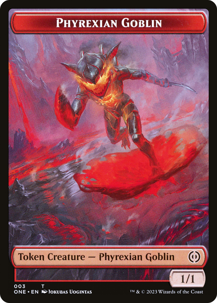 Phyrexian Goblin Token [Phyrexia: All Will Be One Tokens] | Tables and Towers