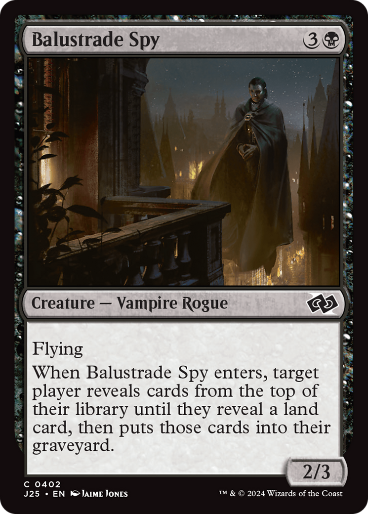 Balustrade Spy [Foundations Jumpstart] | Tables and Towers