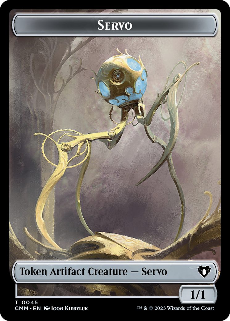 Servo Token [Commander Masters Tokens] | Tables and Towers