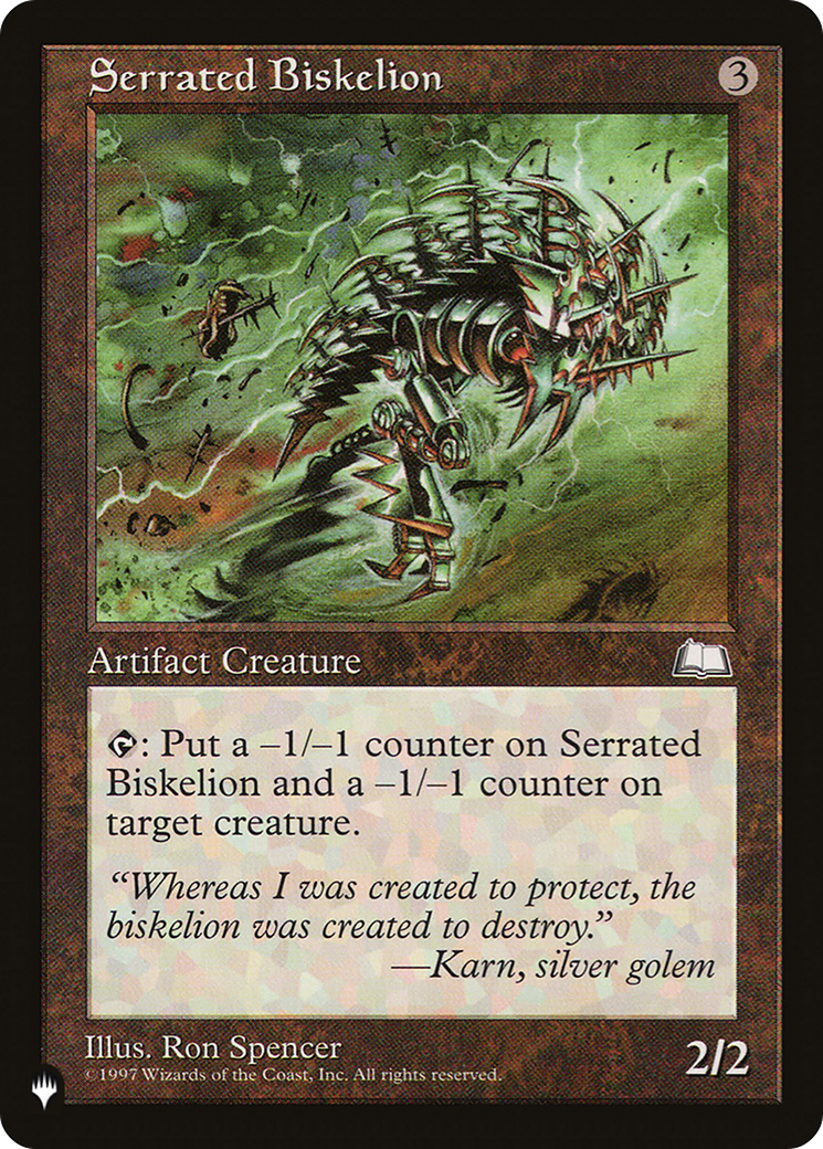 Serrated Biskelion [The List Reprints] | Tables and Towers