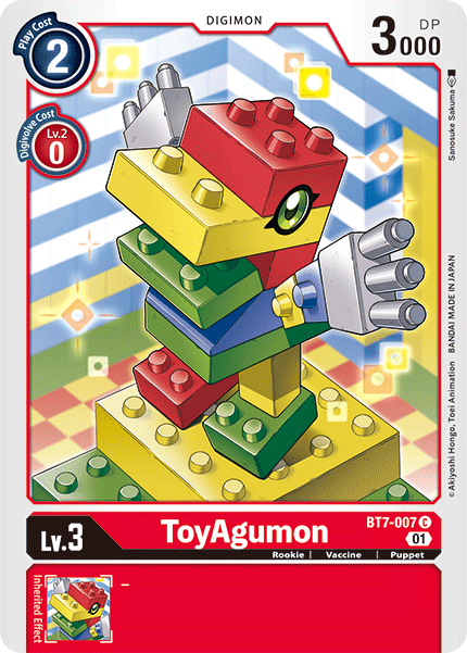 ToyAgumon [BT7-007] [Next Adventure] | Tables and Towers