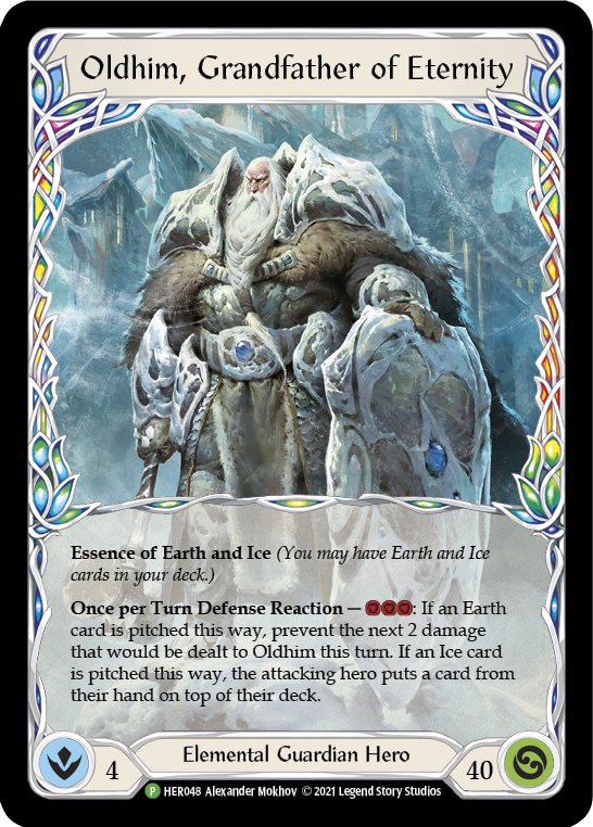 Oldhim, Grandfather of Eternity [HER048] (Promo)  Rainbow Foil | Tables and Towers