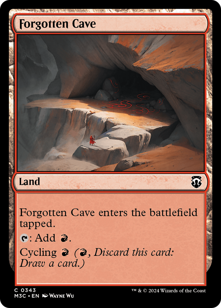 Forgotten Cave (Ripple Foil) [Modern Horizons 3 Commander] | Tables and Towers