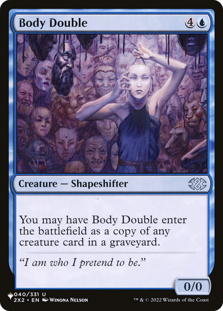 Body Double [The List Reprints] | Tables and Towers