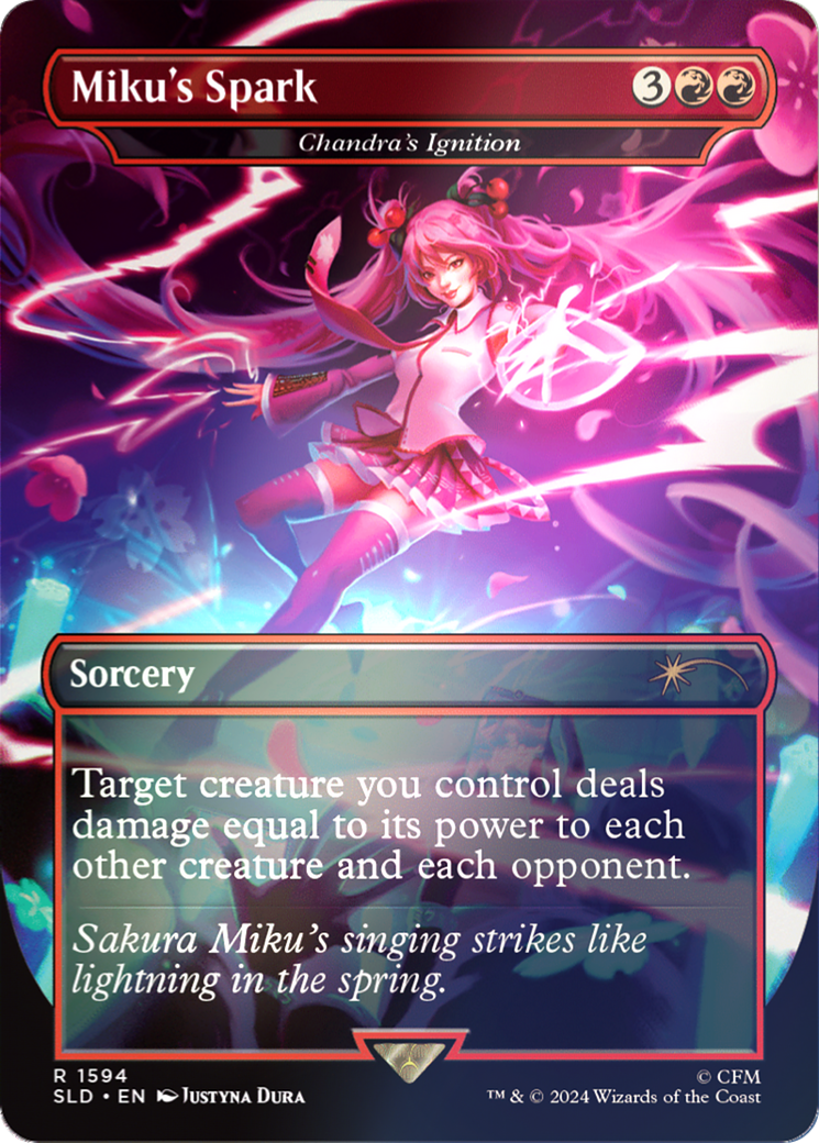 Miku's Spark - Chandra's Ignition (Rainbow Foil) [Secret Lair Drop Series] | Tables and Towers