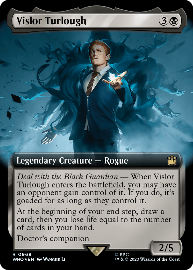 Vislor Turlough (Extended Art) (Surge Foil) [Doctor Who] | Tables and Towers