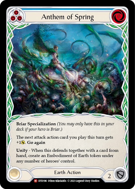 Anthem of Spring [DTD196] (Dusk Till Dawn)  Rainbow Foil | Tables and Towers