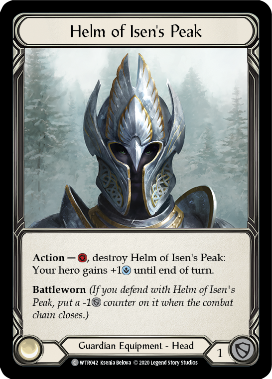 Helm of Isen's Peak [U-WTR042] (Welcome to Rathe Unlimited)  Unlimited Normal | Tables and Towers