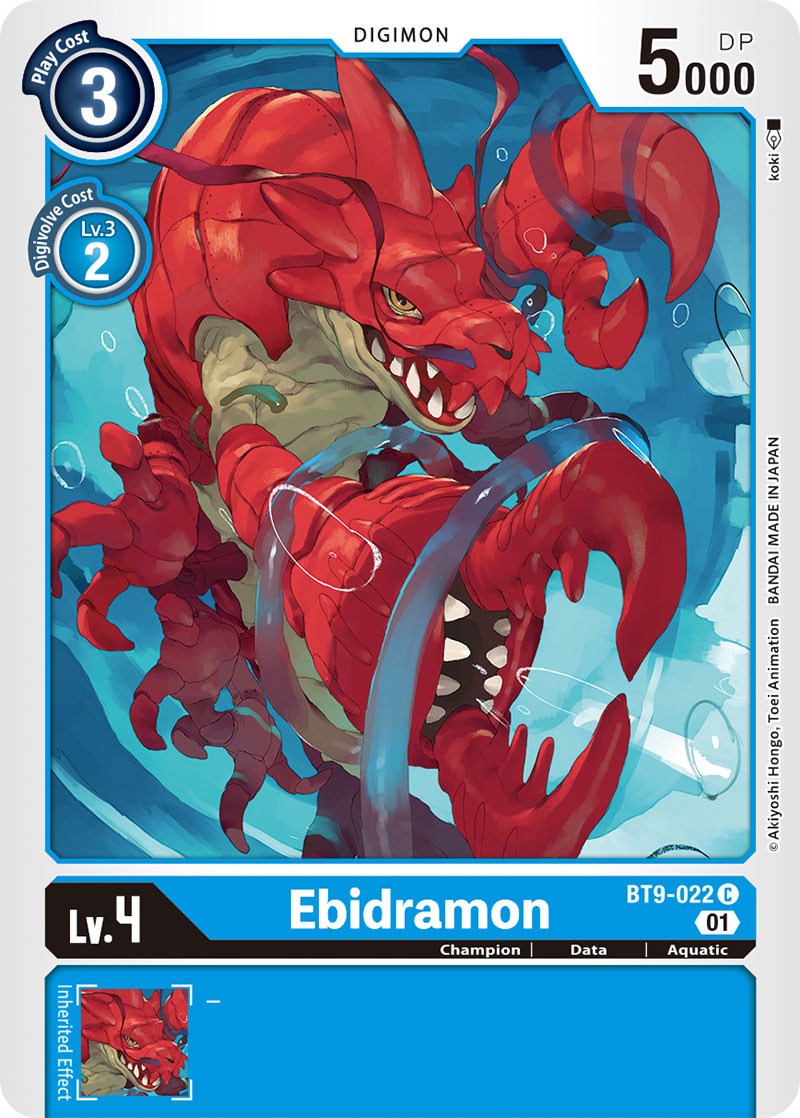 Ebidramon [BT9-022] [X Record] | Tables and Towers