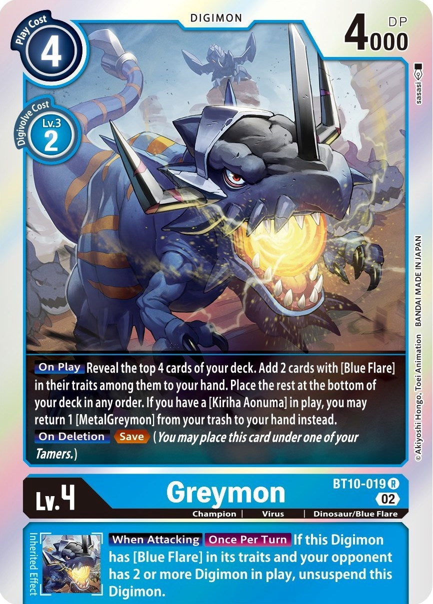 Greymon [BT10-019] [Xros Encounter] | Tables and Towers