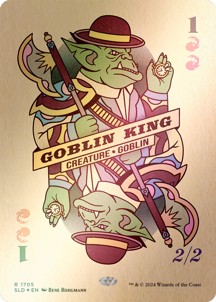 Goblin King (1705) (Rainbow Foil) [Secret Lair Drop Series] | Tables and Towers