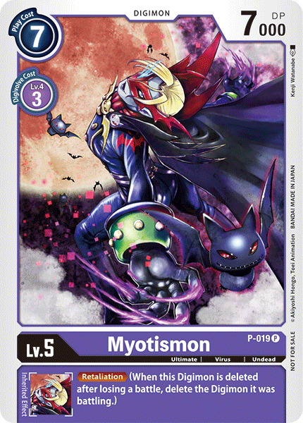 Myotismon [P-019] [Promotional Cards] | Tables and Towers