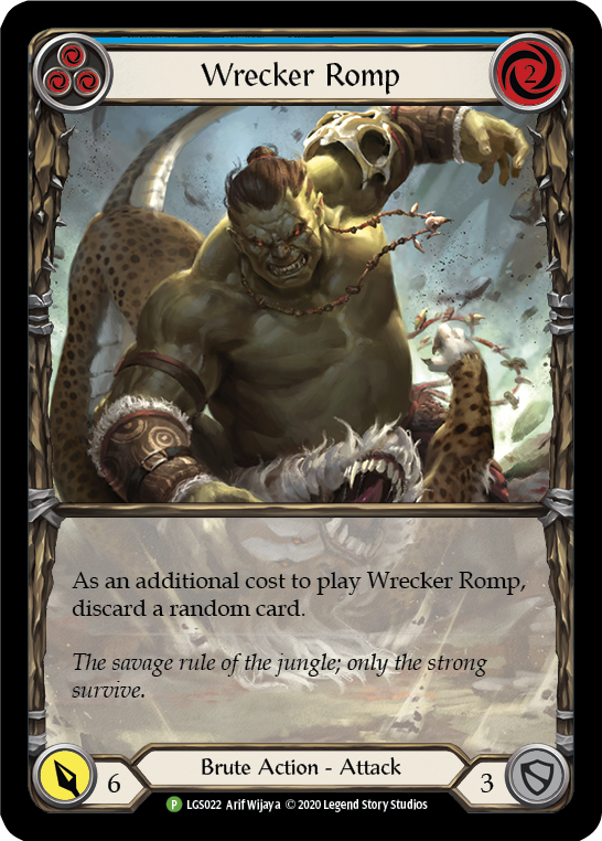 Wrecker Romp (Blue) [LGS022] (Promo)  Rainbow Foil | Tables and Towers