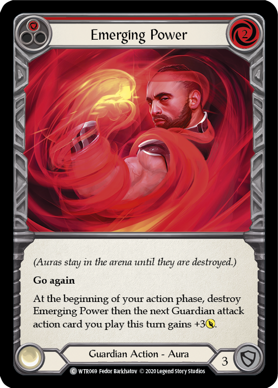 Emerging Power (Red) [U-WTR069] (Welcome to Rathe Unlimited)  Unlimited Rainbow Foil | Tables and Towers