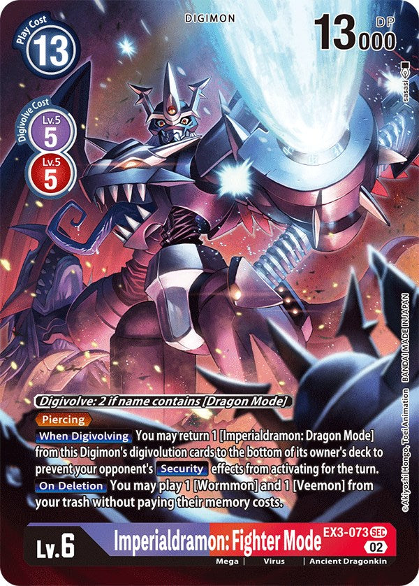 Imperialdramon: Fighter Mode [EX3-073] (Alternate Art) [Draconic Roar] | Tables and Towers