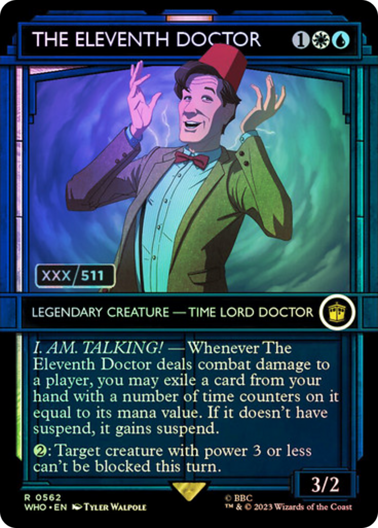 The Eleventh Doctor (Serial Numbered) [Doctor Who] | Tables and Towers